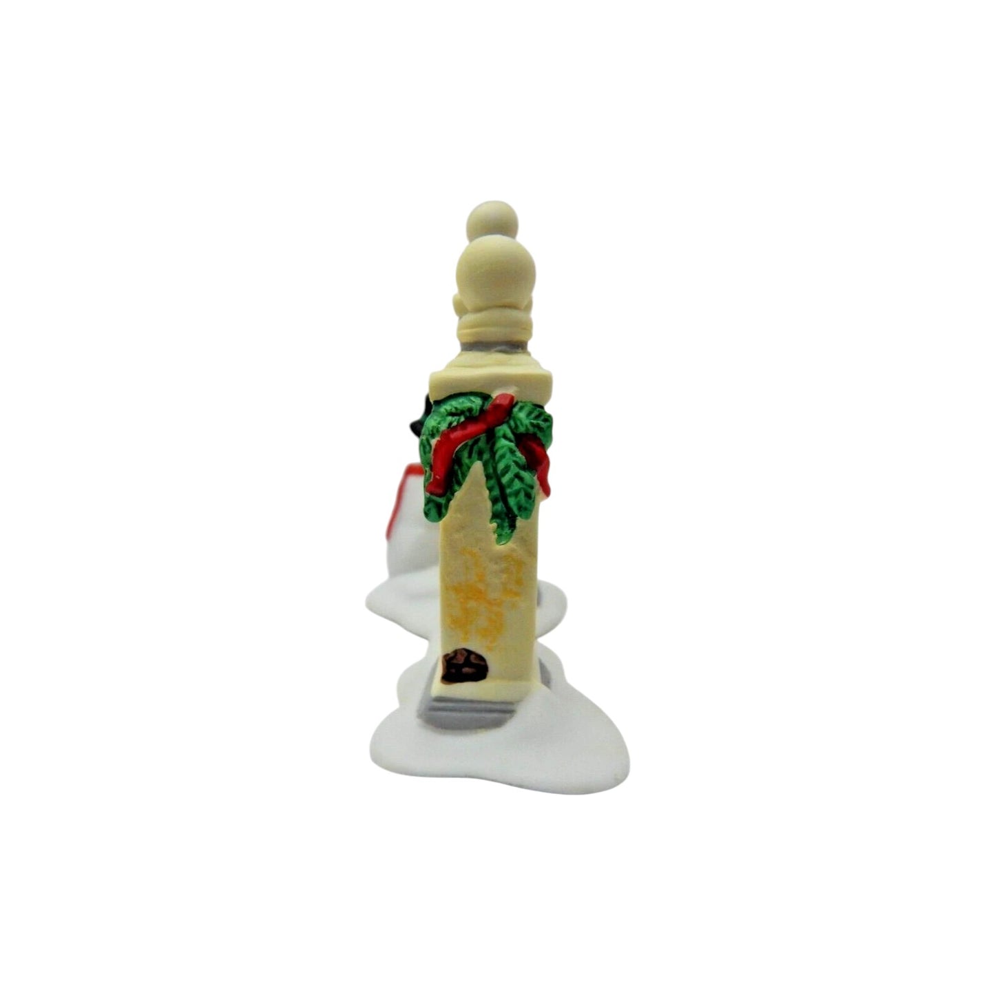 1989 Village Sign with Snowman (Heritage Village Series – Department 56, Item #1341354)