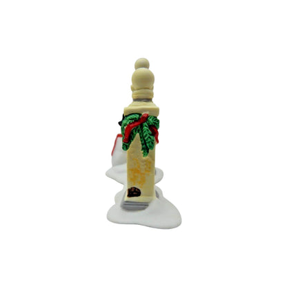 1989 Village Sign with Snowman (Heritage Village Series – Department 56, Item #1341354)