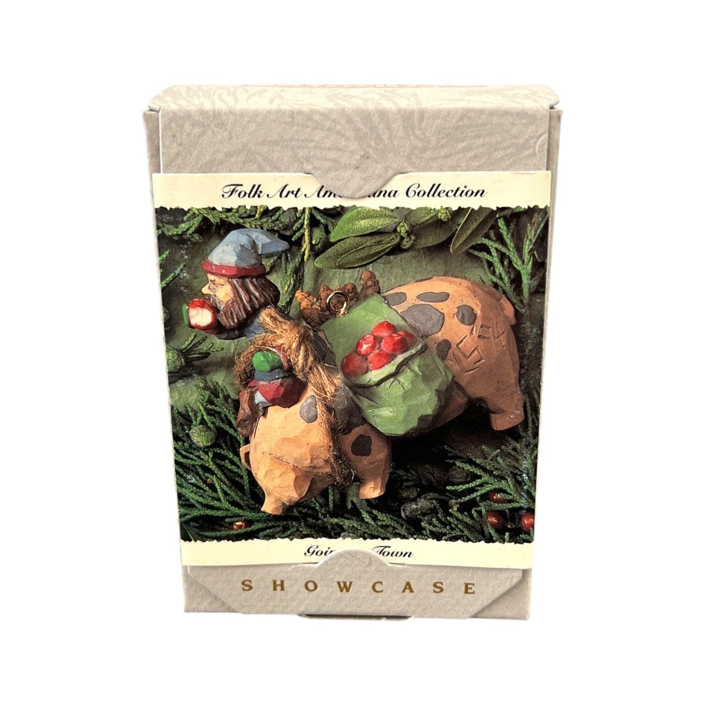 1994 Going To Town Pig (Folk Art Americana)