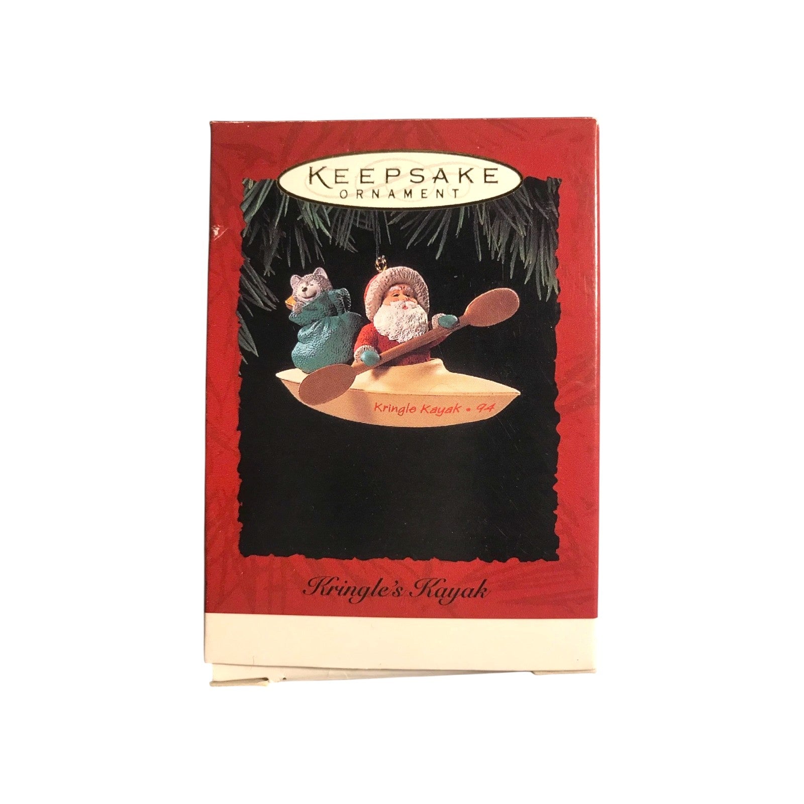 1994 Kringle's Kayak Hallmark Ornament (Kayak) QX5886 Image2