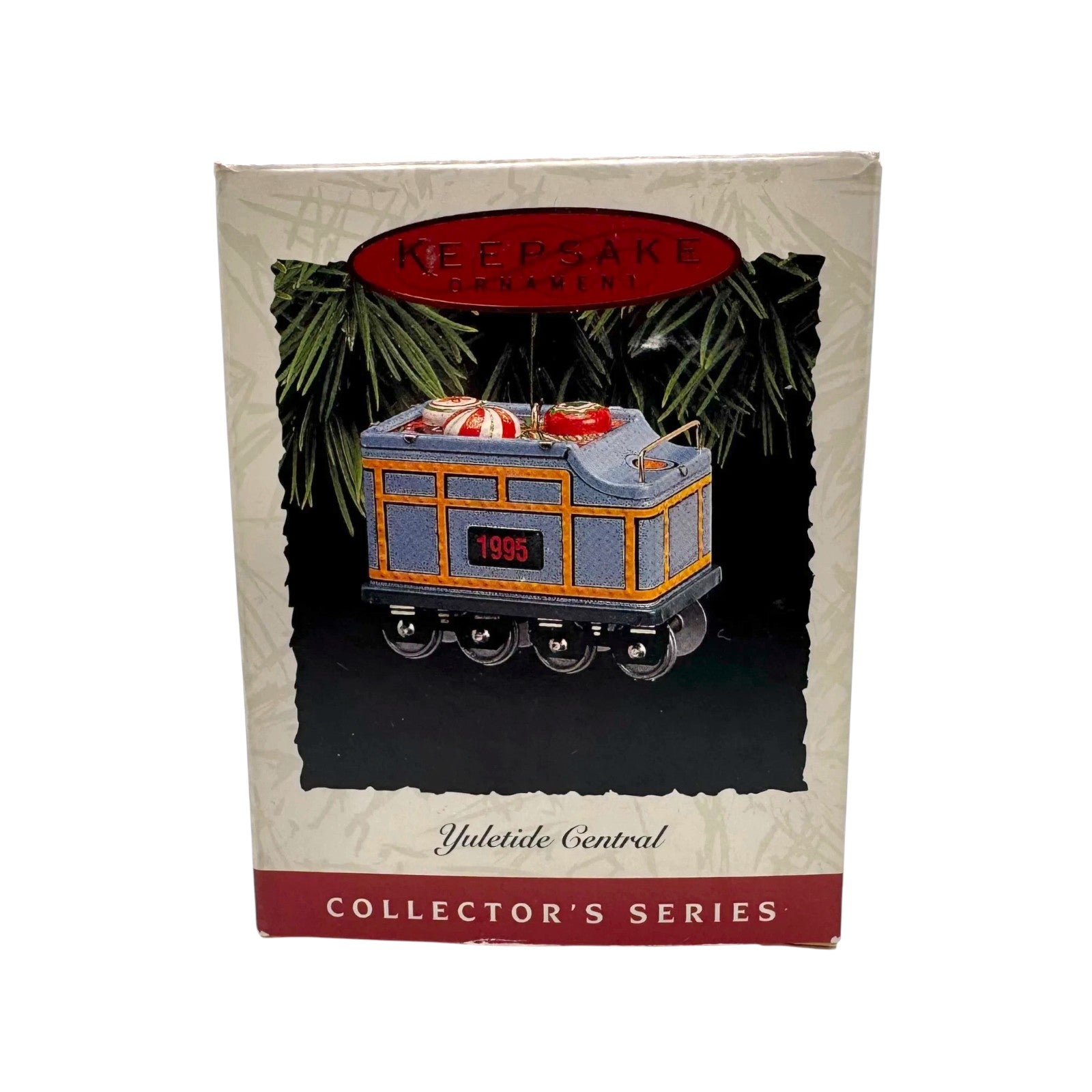 1995 Coal Car Hallmark Ornament (Yuletide Central) QX5079 Image2