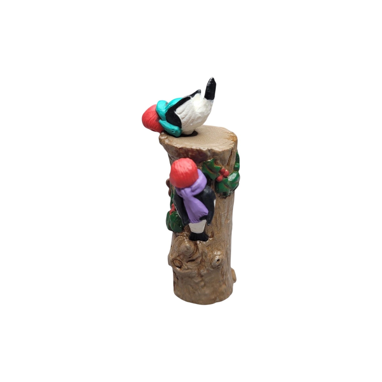 1994 Owliver/Woodpeckers Trimming Tree Stump Hallmark Ornament (Owliver) QX5226 Image6