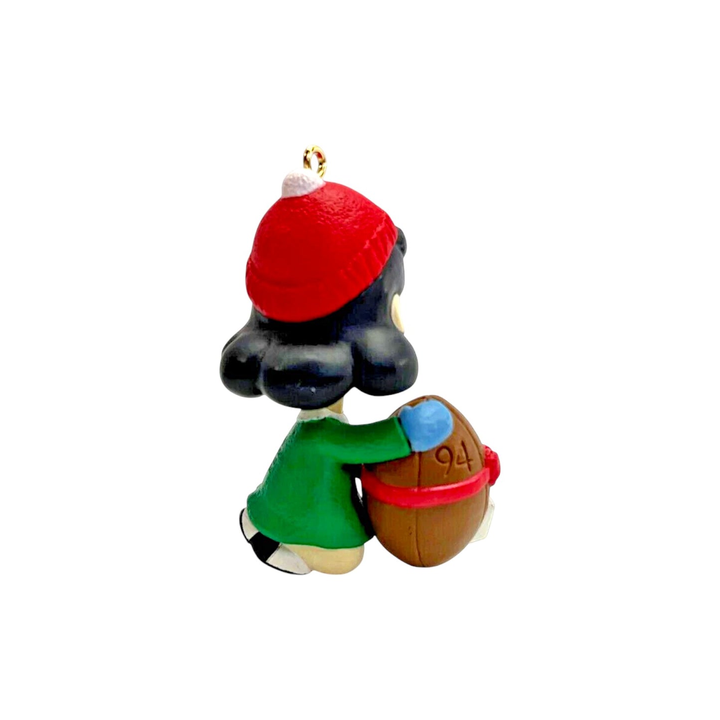 1994 Peanuts Gang - Lucy Football Surprise Hallmark Ornament (Peanuts) QX5203 Image4