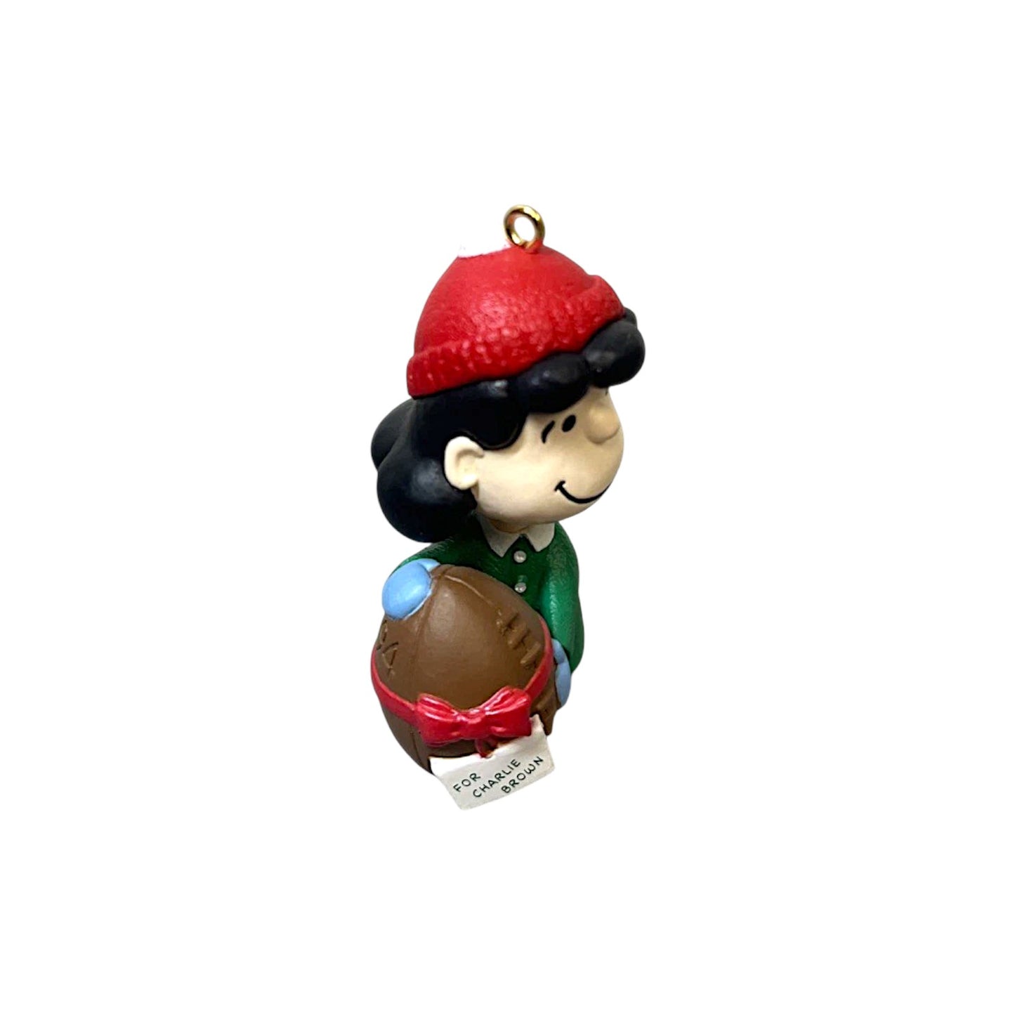 1994 Peanuts Gang - Lucy Football Surprise Hallmark Ornament (Peanuts) QX5203 Image6