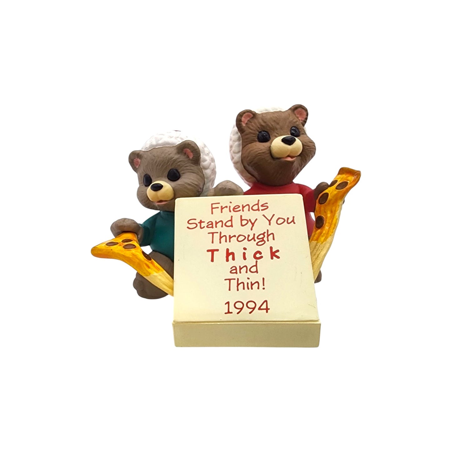 1994 Thick 'n' Thin Hallmark Ornament (Teddy Bear) QX5693 Image3