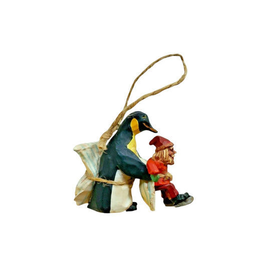 1995 Learning to Skate Hallmark Ornament (Folk Art Americana) QK1047 Image1