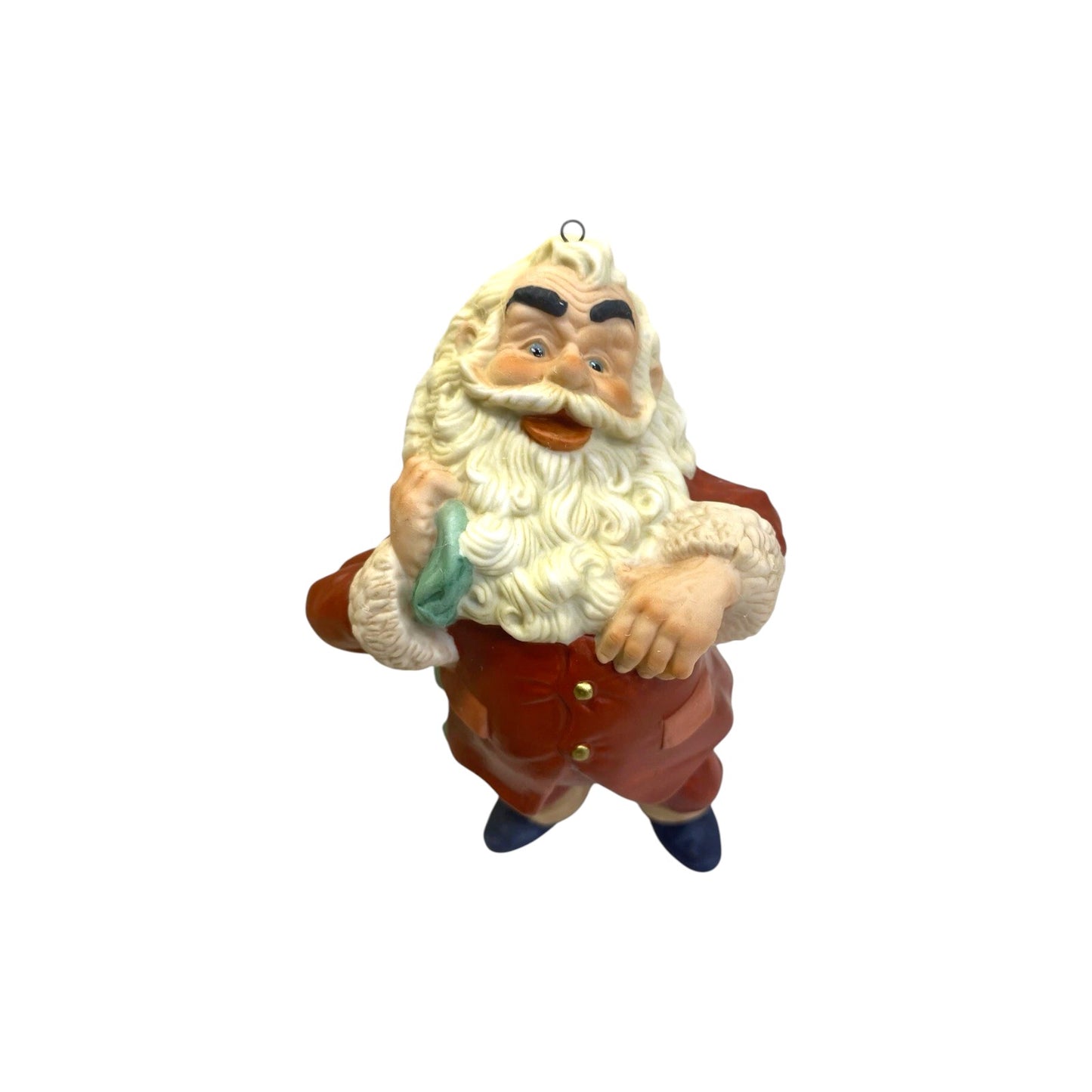 1987 Favorite Santa - Hand Painted Fine Porcelain (Santa Claus) QX445-7