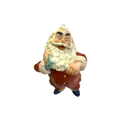 1987 Favorite Santa - Hand Painted Fine Porcelain (Santa Claus) QX445-7
