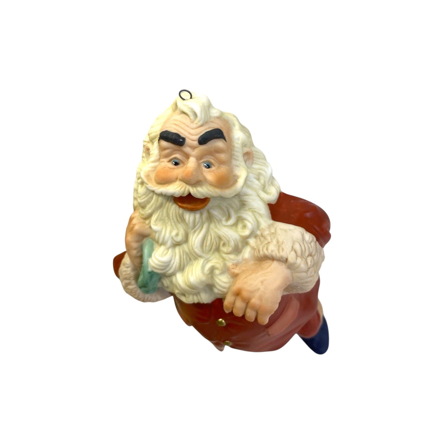 1987 Favorite Santa - Hand Painted Fine Porcelain (Santa Claus) QX445-7