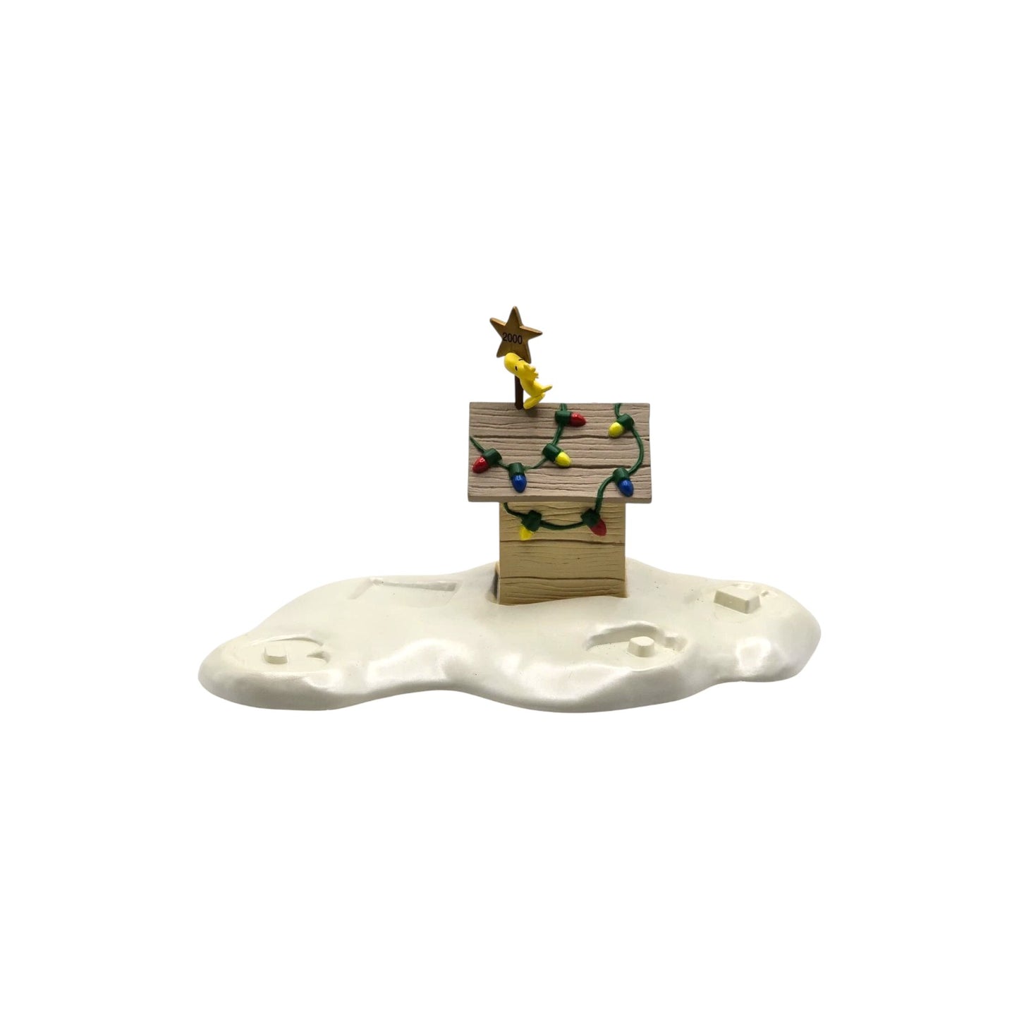 2000 Woodstock on Doghouse (A Snoopy Christmas)