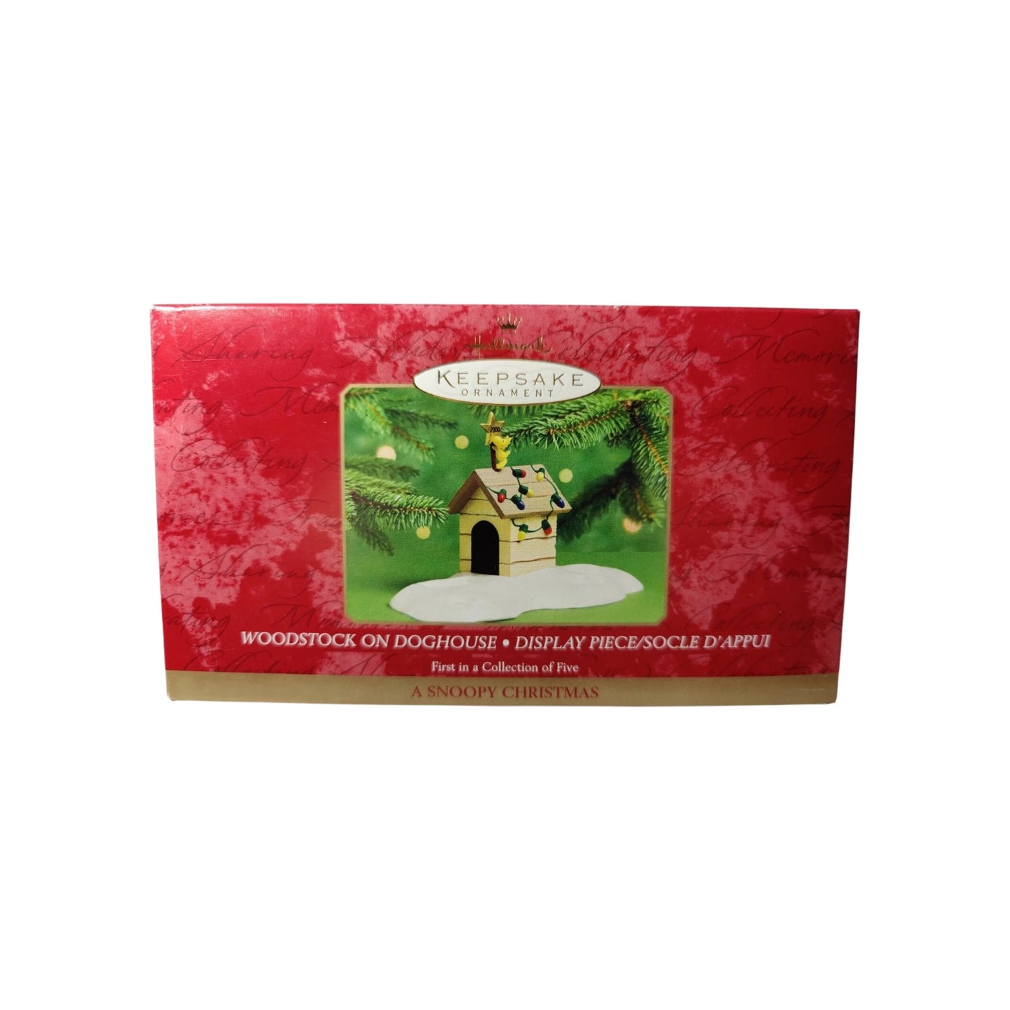 2000 Woodstock on Doghouse (A Snoopy Christmas)