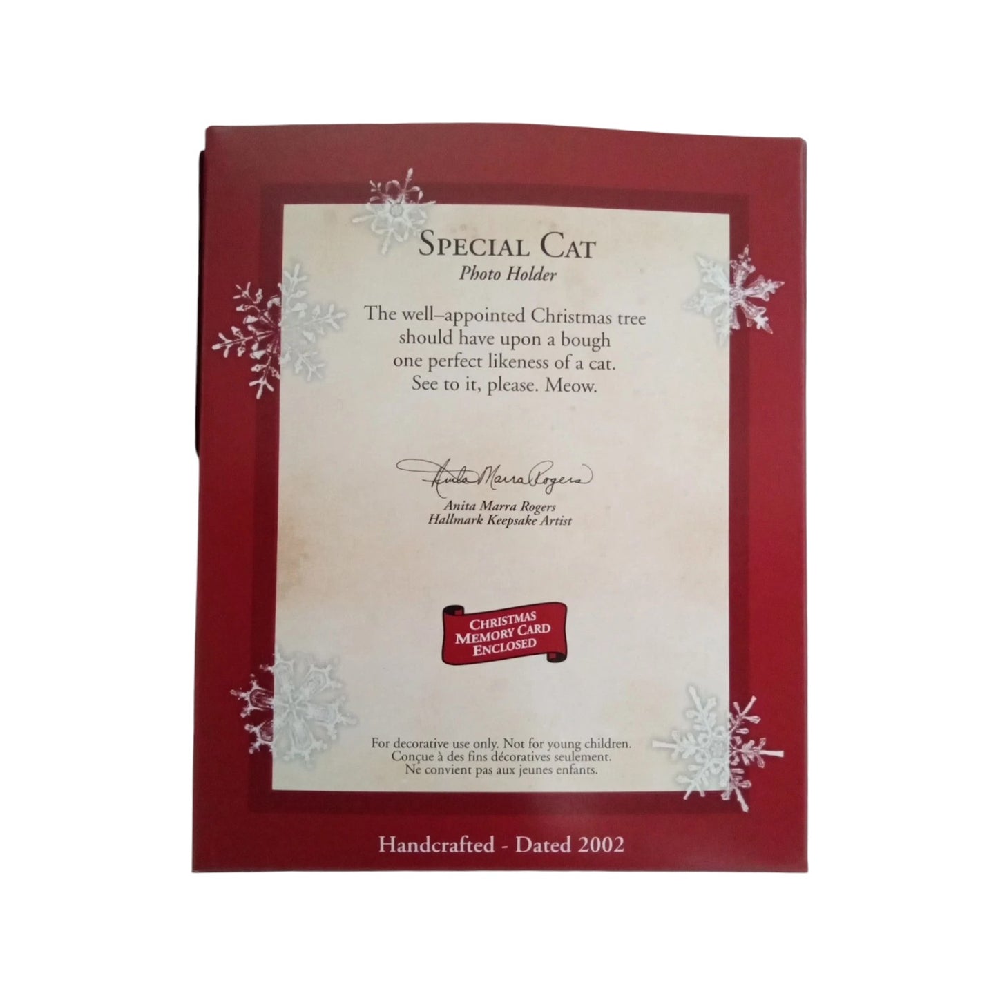 2002 Special Cat (Photo Holder)