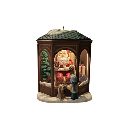 1995 Gcoming to See Santa (Christmas Window)