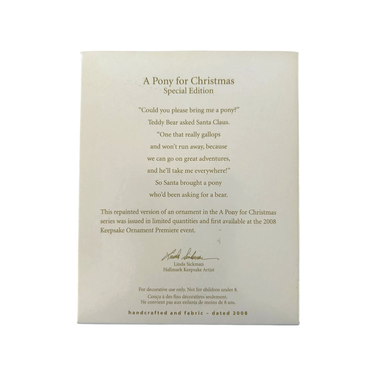 2008 A Pony for Christmas (A Pony for Christmas)