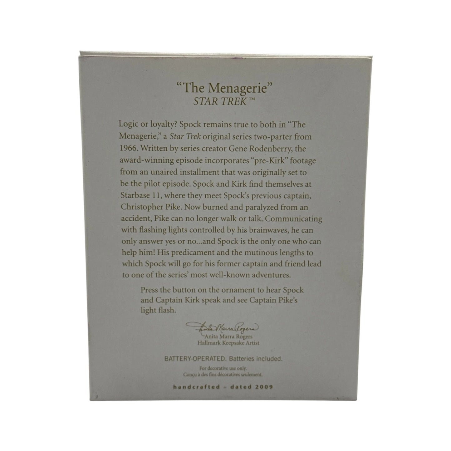 2009 The Menagerie (Star Trek)