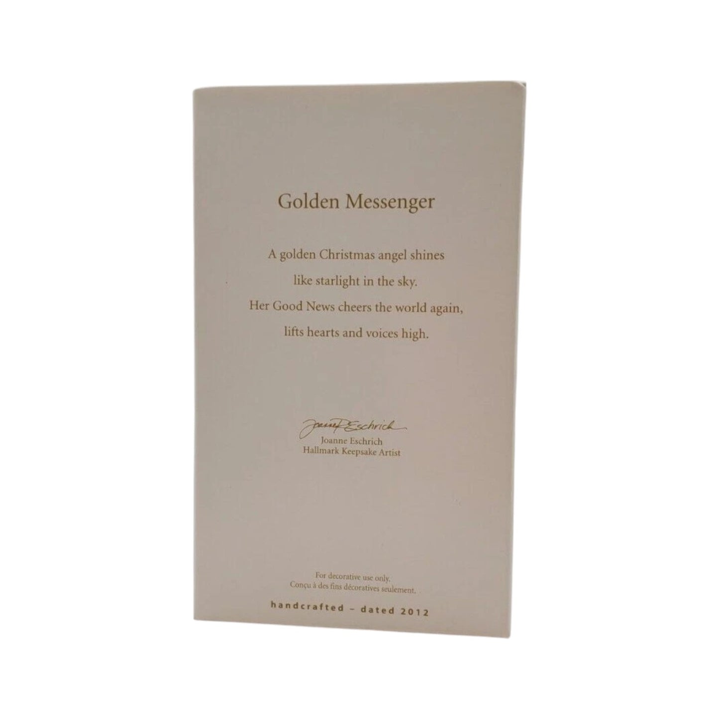 2012 Golden Messenger (Angel)