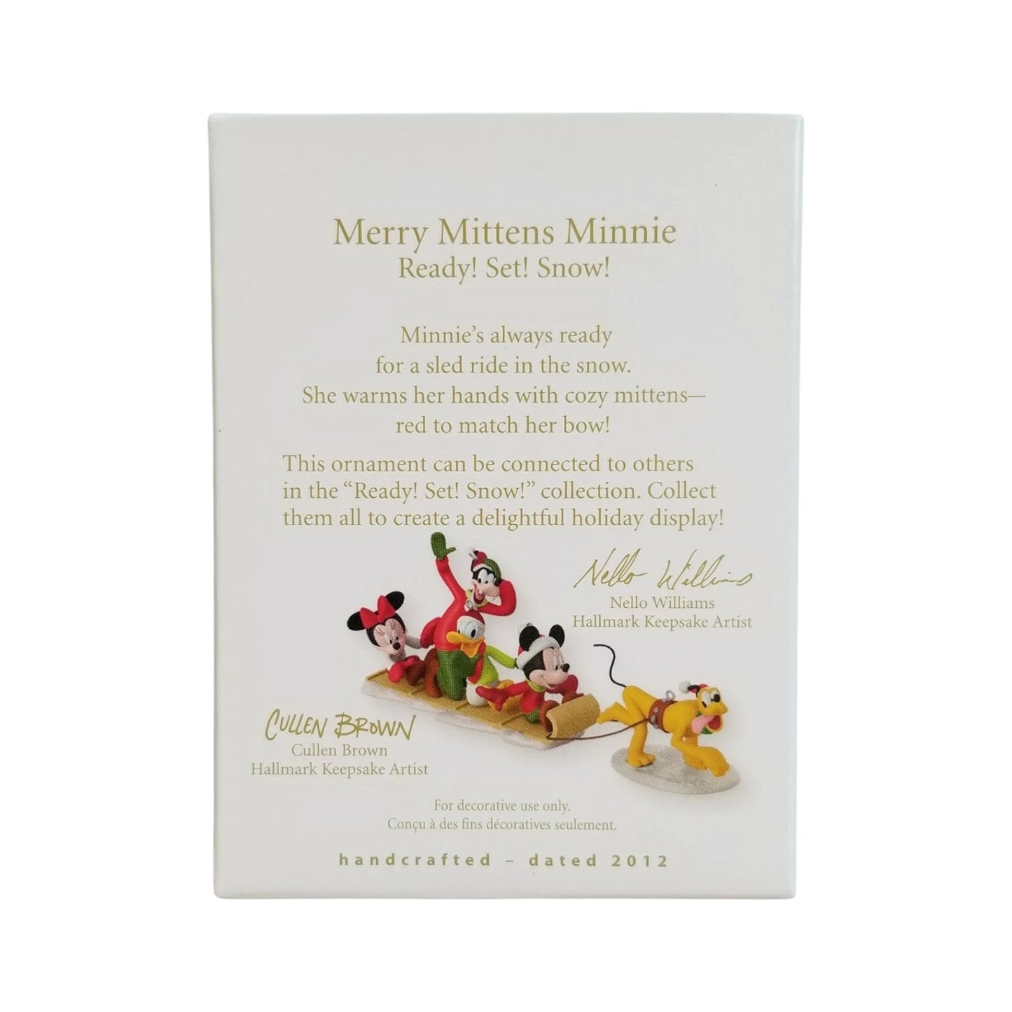 2012 Merry Mittens Minnie (Mickey Mouse & Friends)