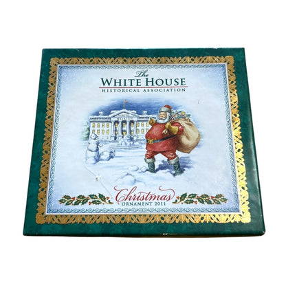2011 White House Historical Association Ornament - Santa Visits the White House