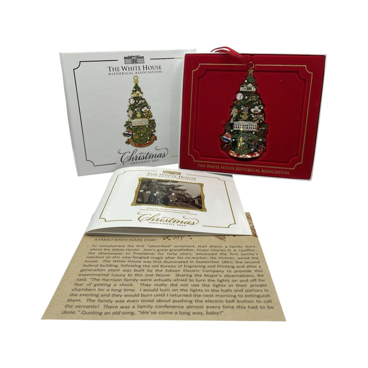 2015 White House Historical Association Ornament - Honoring President Calvin Coolidge