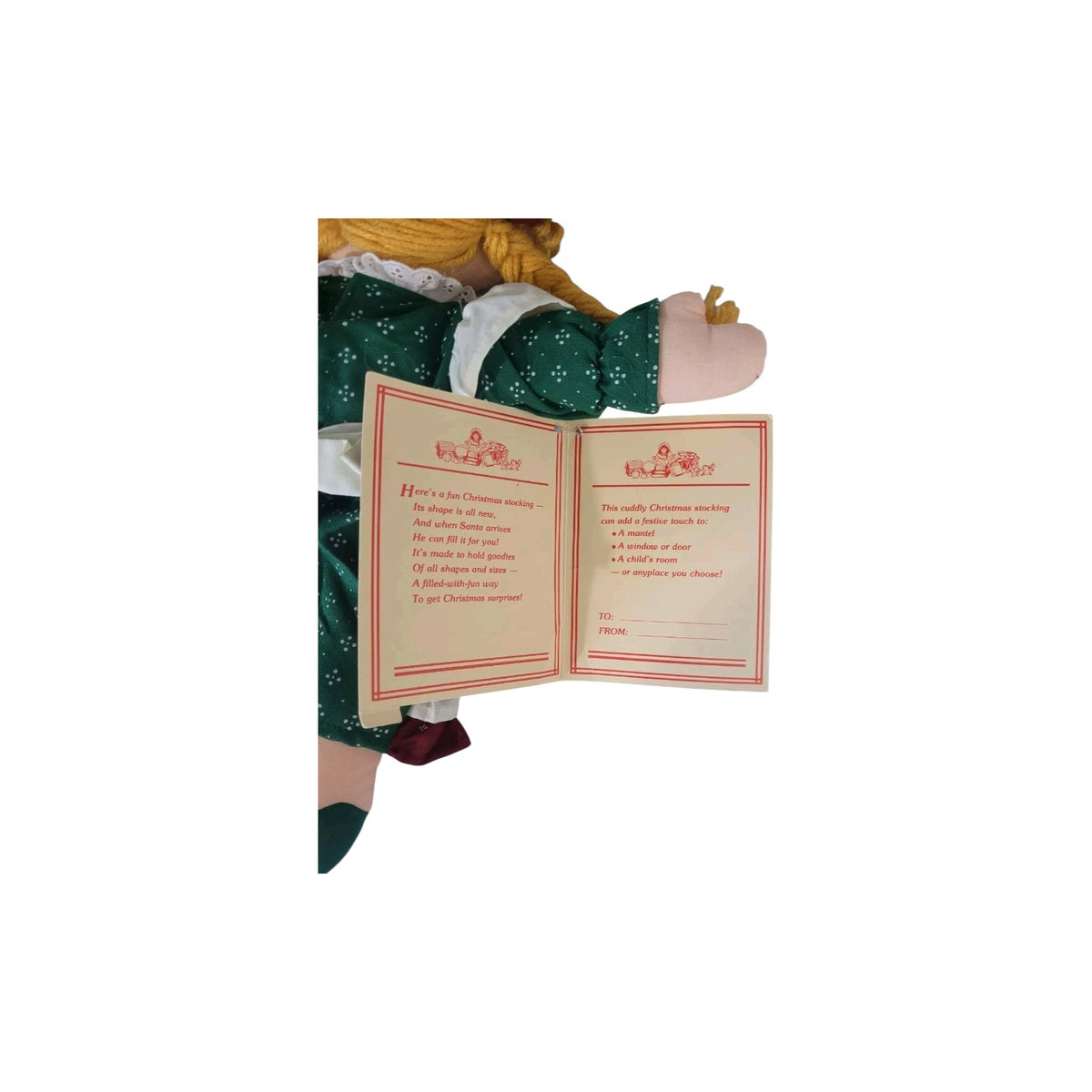 1985 Christmas Stocking - Old Fashioned Dolly (Doll)