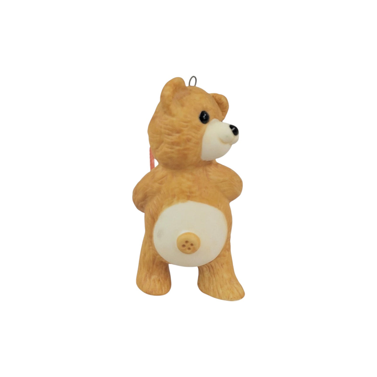 1986 Cinnamon Bear with Gift (Porcelain Bear)