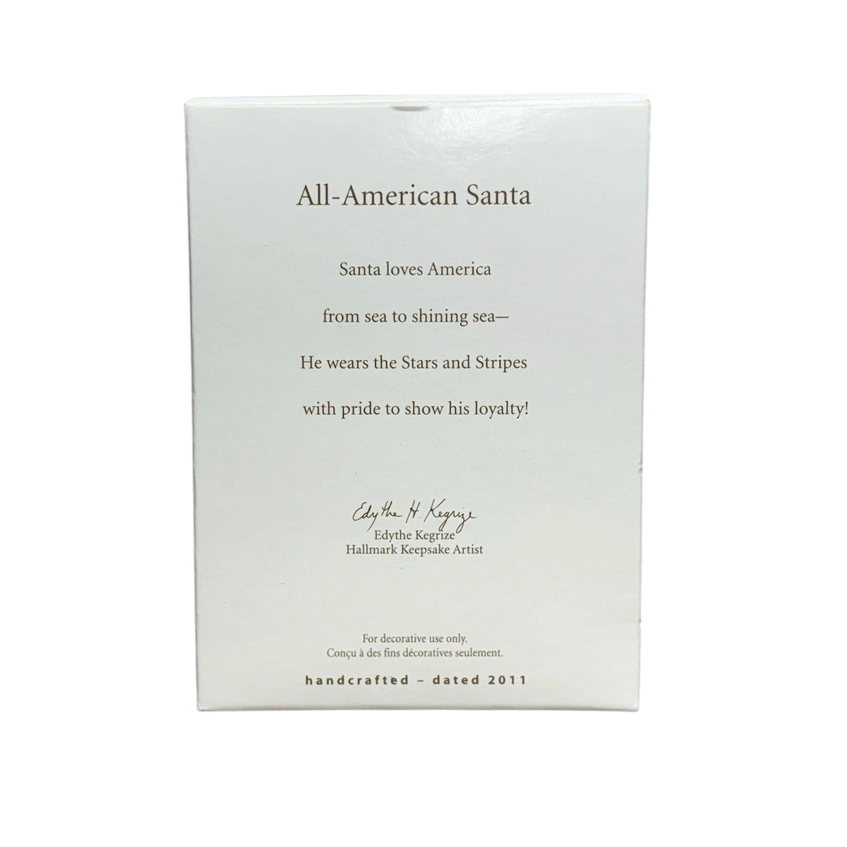 2011 All-American Santa (Patriot)