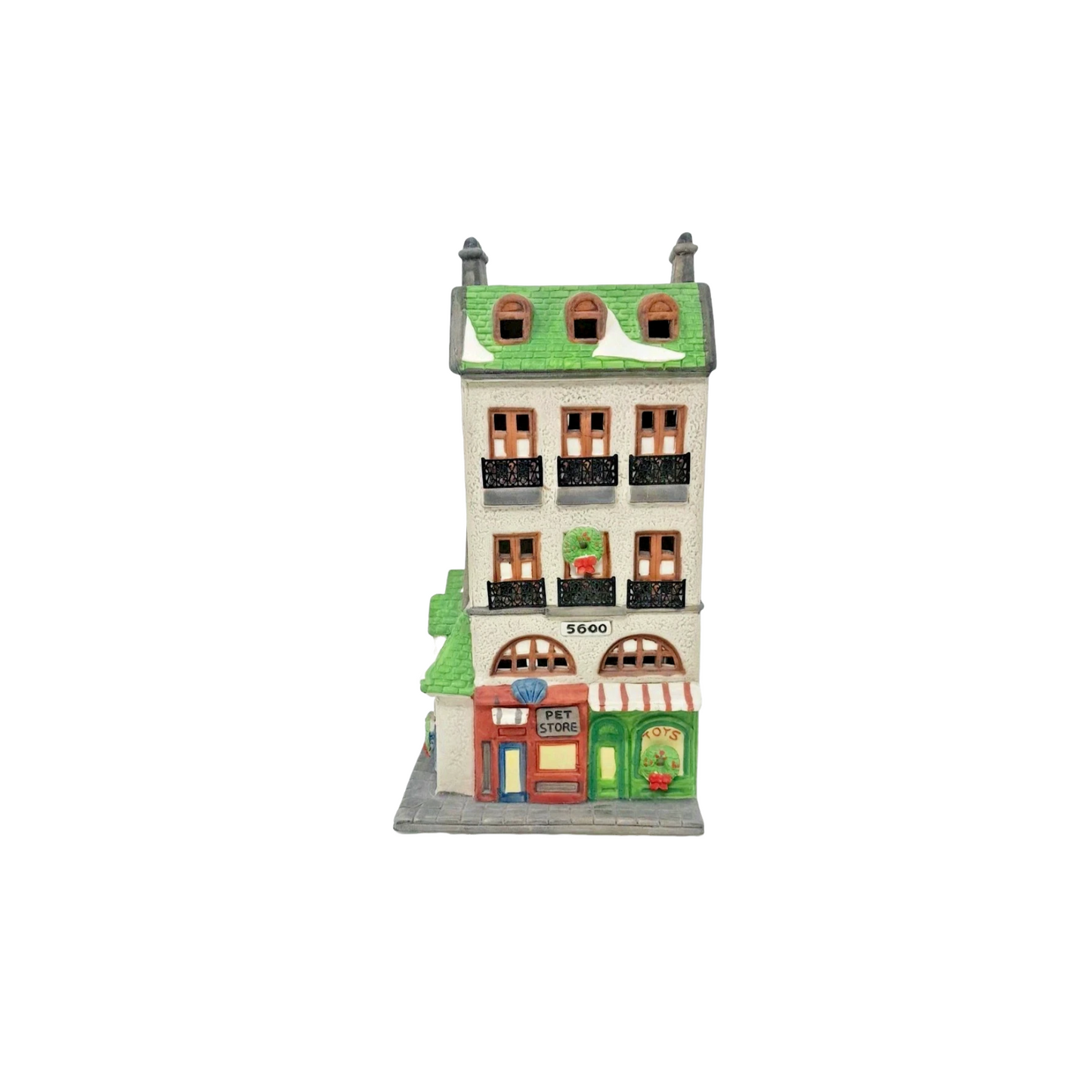 1987 “Toy Shop & Pet Store” – Department 56 “Christmas in the City” Series (Item #65129)