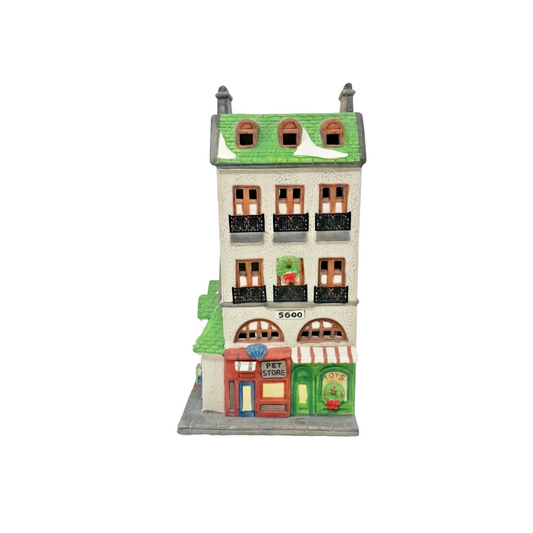 1987 “Toy Shop & Pet Store” – Department 56 “Christmas in the City” Series (Item #65129)