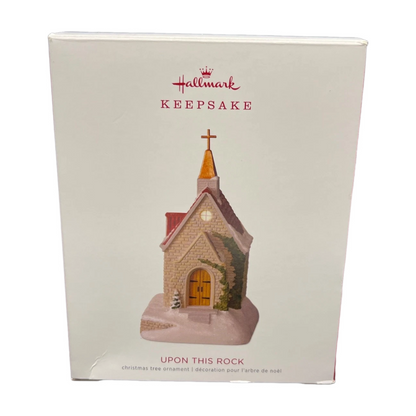 2018 Upon This Rock Hallmark Ornament (Buildings & Houses) QGO1956