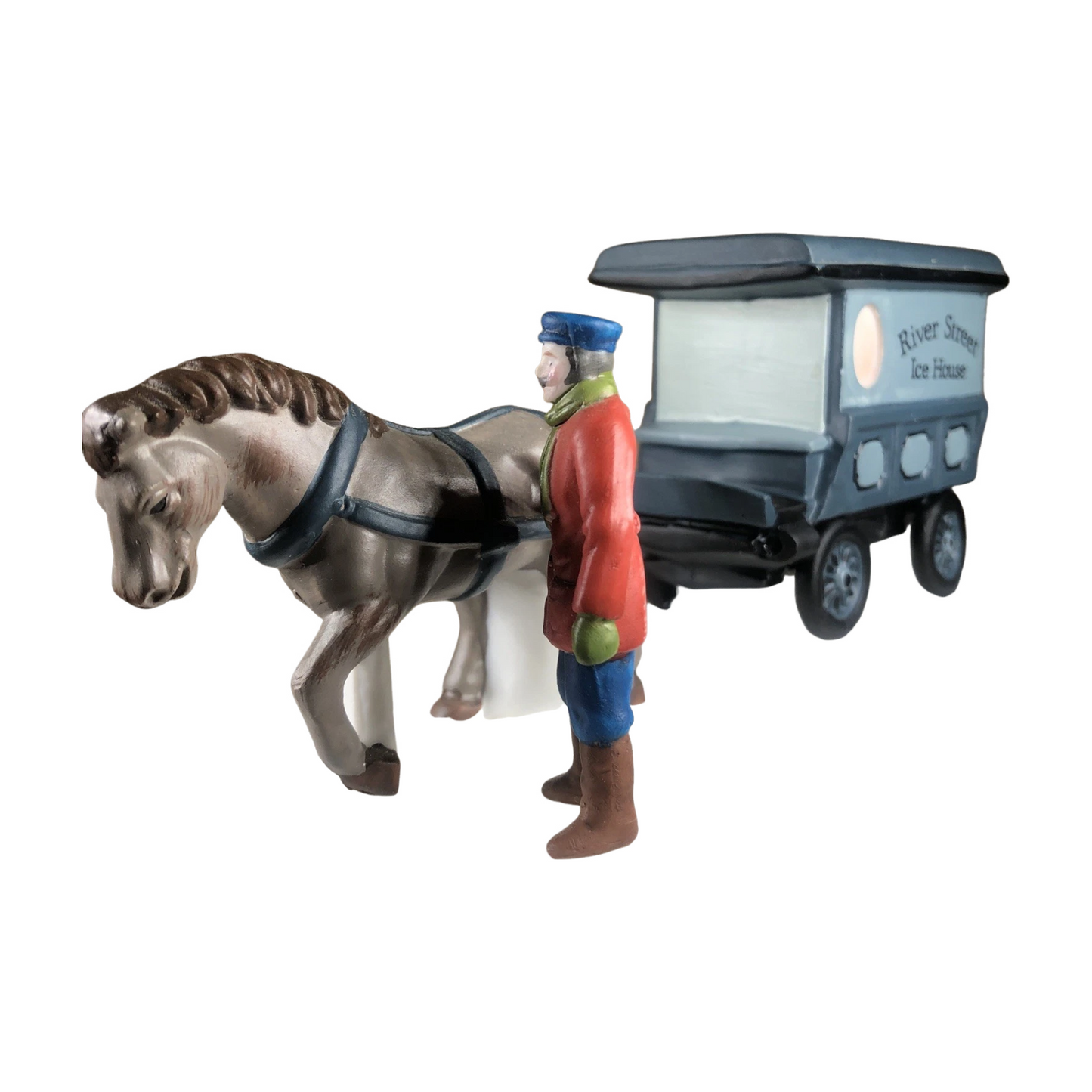 1989 River Street Ice House Cart – Heritage Village Collection (Department 56) 1482641