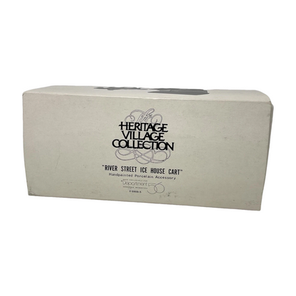 1989 River Street Ice House Cart – Heritage Village Collection (Department 56) 1482641