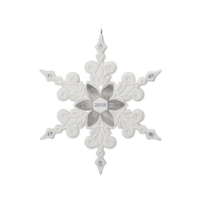 2018 Snowflake Hallmark Ornament (Snowflake) QGO2093