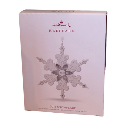2018 Snowflake Hallmark Ornament (Snowflake) QGO2093