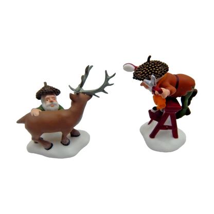 2000 North Pole Woods – Scissors Wizards (Set of 2) – Department 56 – Item #56923
