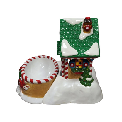 2004 Vintage M&M’s Candy Store – Lighted House & Candy Dish (Department 56 #06231)