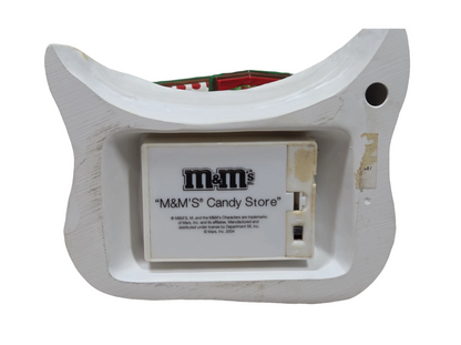2004 Vintage M&M’s Candy Store – Lighted House & Candy Dish (Department 56 #06231)