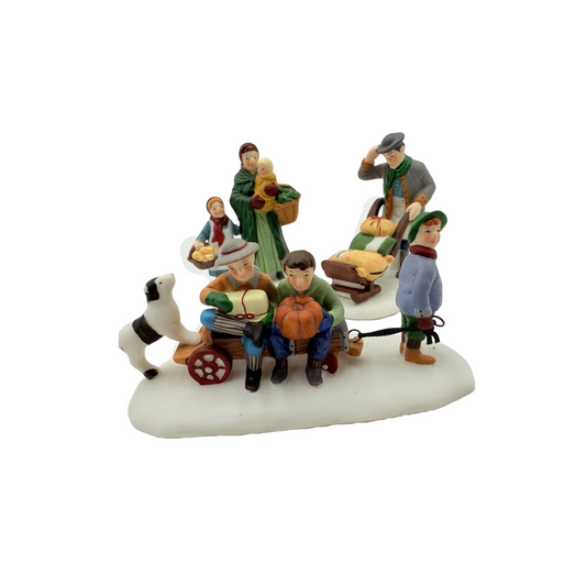 1991 Market Day (Set of 3) – Department 56 Heritage Village #5641-3