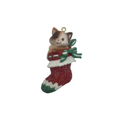 1990 Christmas Catnap (Kitten)