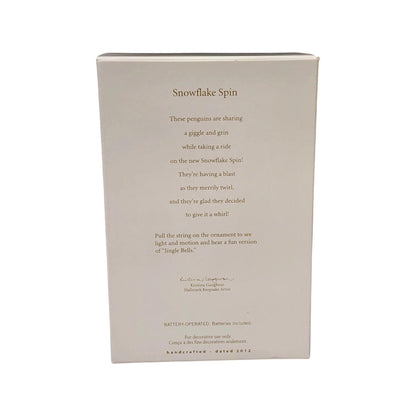 2012 Snowflake Spin (Kris' Penguins)