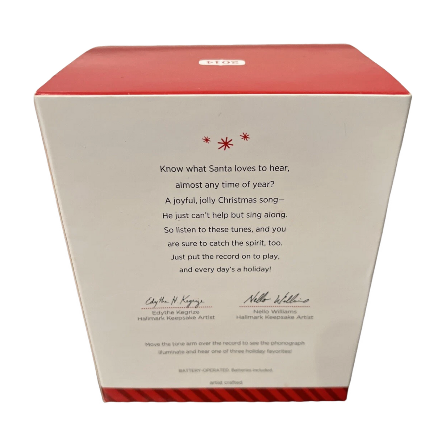 2014 Santa's Merry Phonograph (Vinyl Record Player)