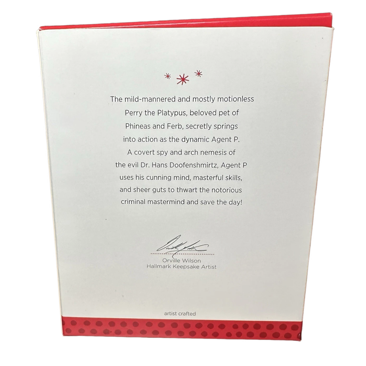 2013 Agent P Saves The Day! (Disney)