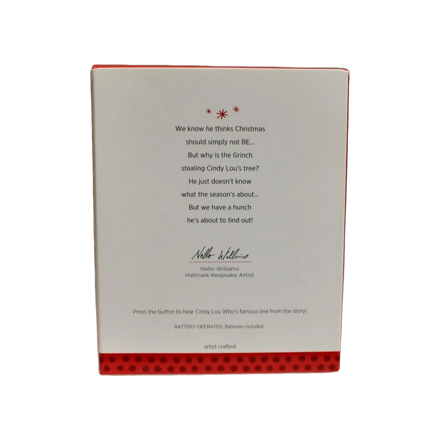 2013 Why are you Stealing our Christmas Tree? (The Grinch)