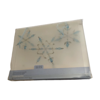 2001 Beaded Snowflakes - Blue (Frostlight Faeries)