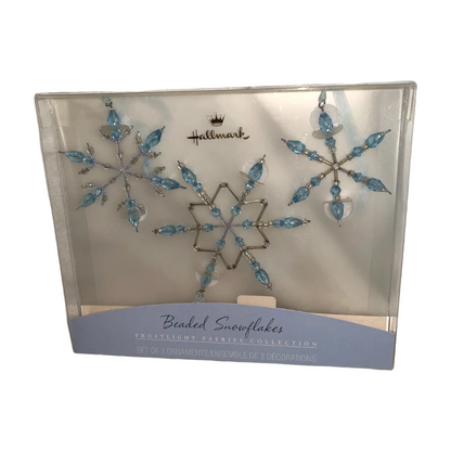 2001 Beaded Snowflakes - Blue (Frostlight Faeries)