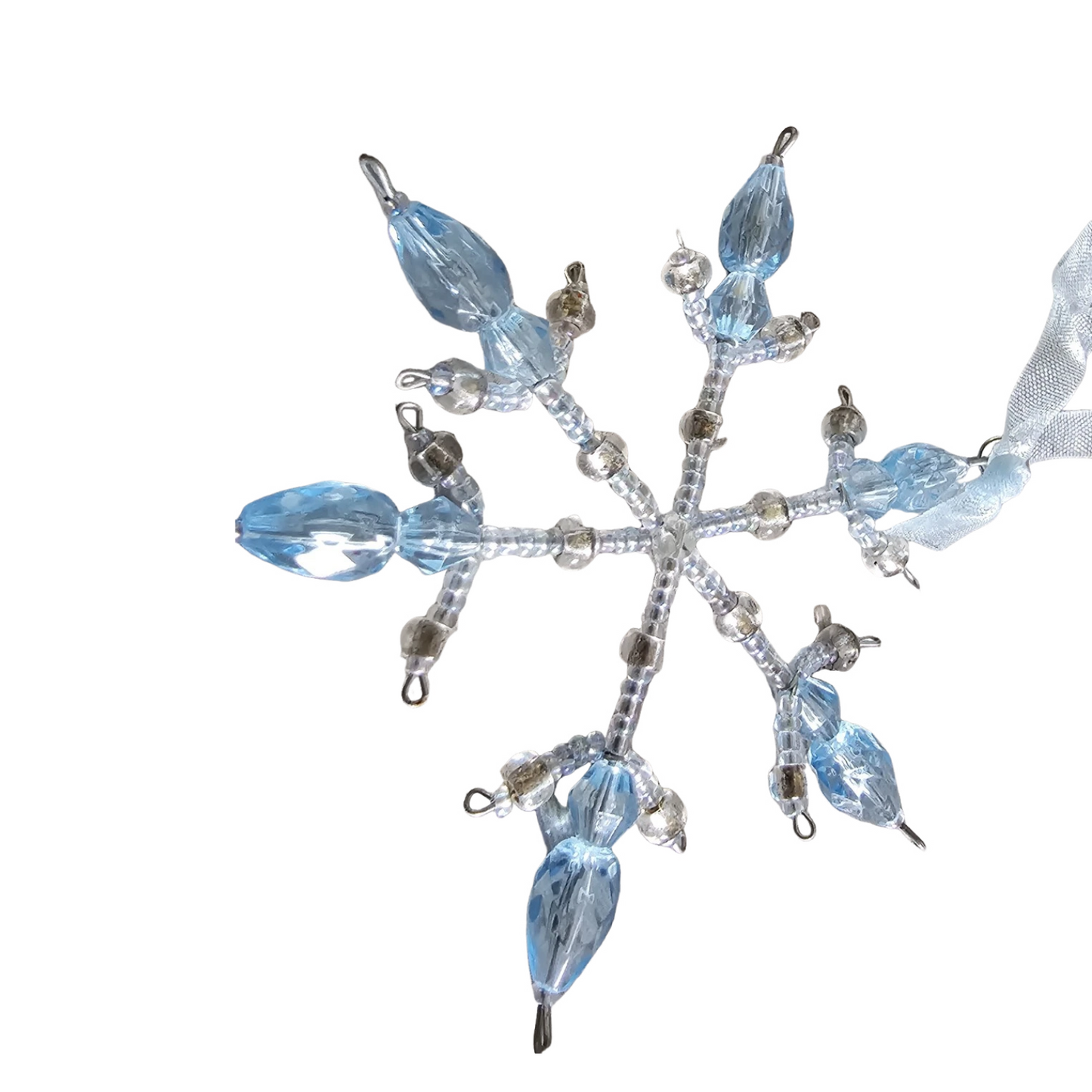 2001 Beaded Snowflakes - Blue (Frostlight Faeries)