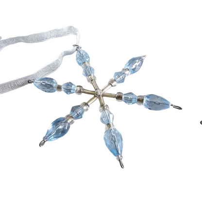 2001 Beaded Snowflakes - Blue (Frostlight Faeries)