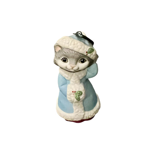 1990 Kitten in Coat and Hat (Christmas Kitty)