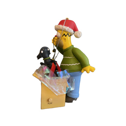 1998 The Simpsons Homer Snowball Talking Christmas Ornament (Heirloom Collection)