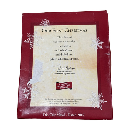 2002 Our First Christmas (Heart)