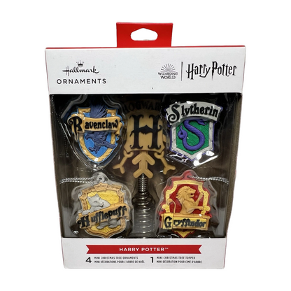 2024 Harry Potter 4 Mini Christmas Tree Ornaments (Harry Potter)